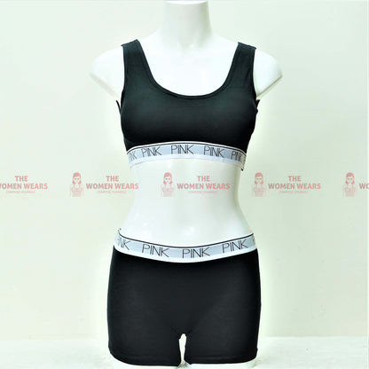 Women's Soft Padded Sports Bra Set (ART-4376)