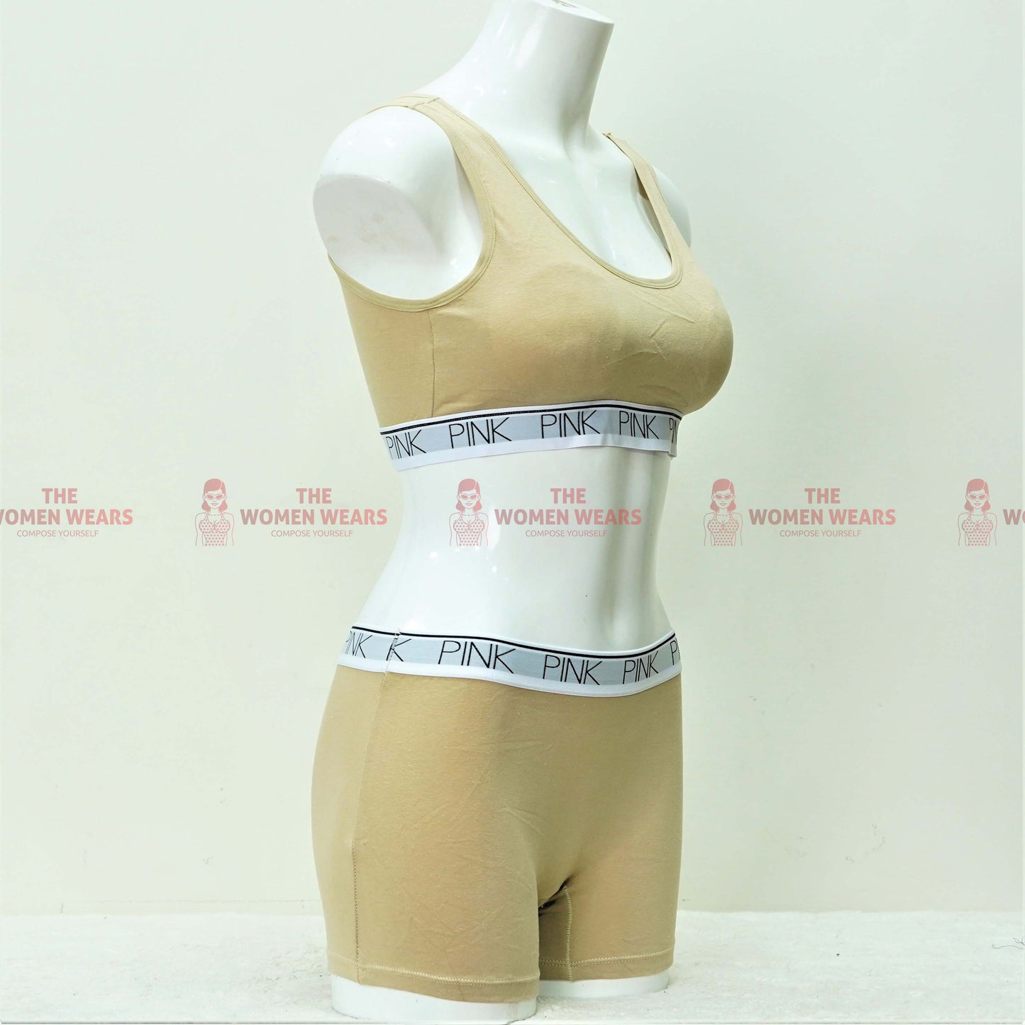 Women's Soft Padded Sports Bra Set (ART-4376)