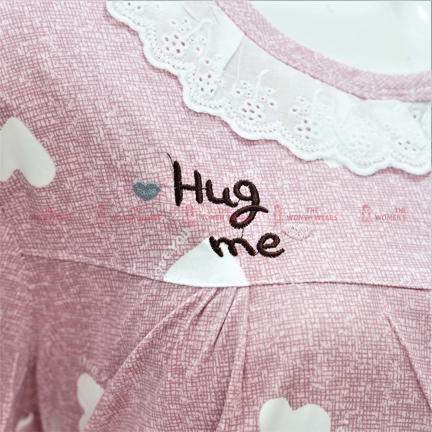 Women's Love Cartoon Pajama Dress (3088)