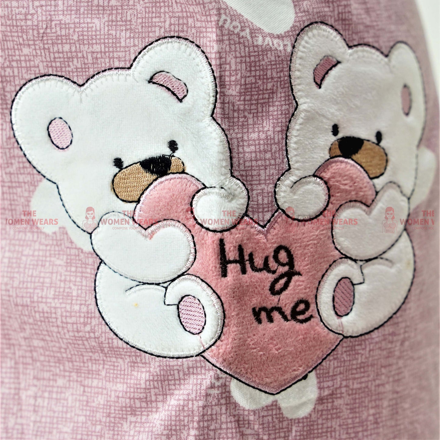 Women's Love Cartoon Pajama Dress (3088)