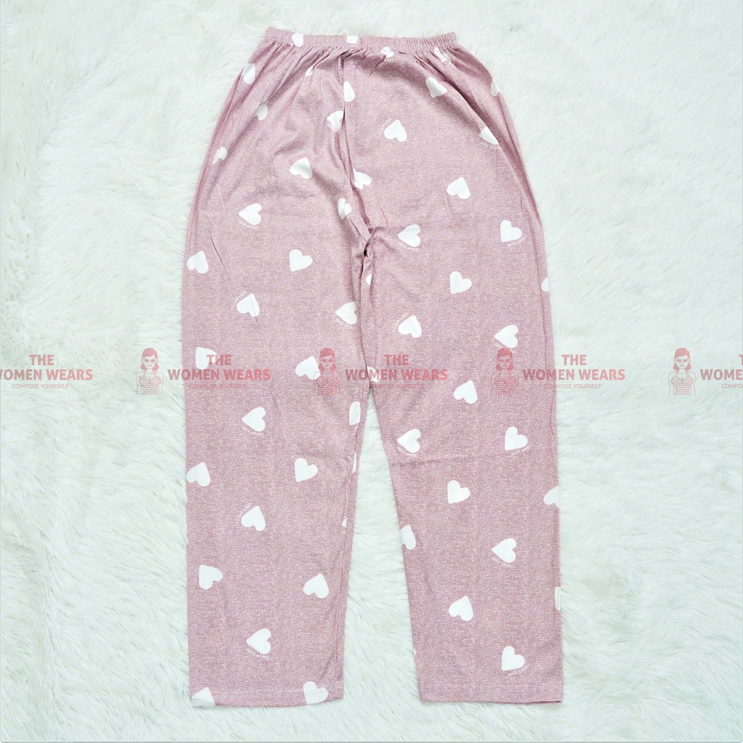 Women's Love Cartoon Pajama Dress (3088)