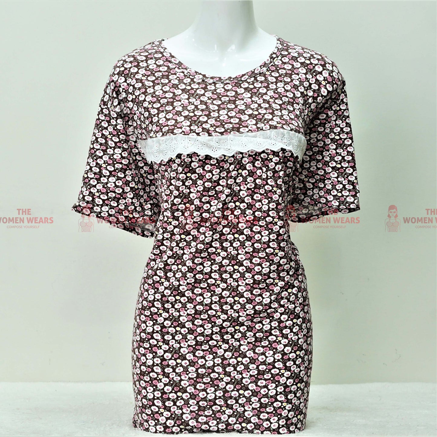 Ladies Long Flannel Night Wears Most Wanted (*44253)