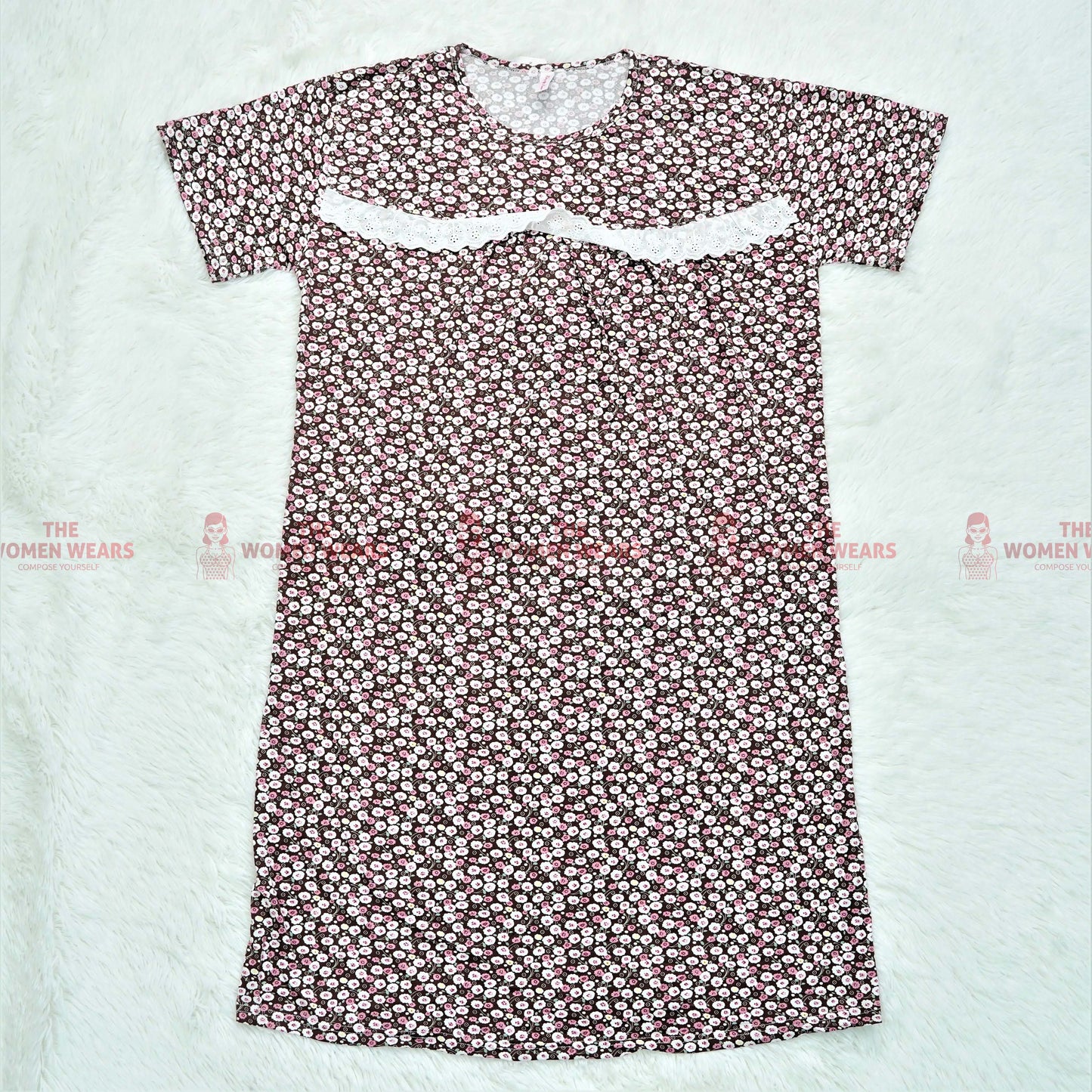 Ladies Long Flannel Night Wears Most Wanted (*44253)