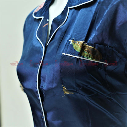 Ladies Natural Silky Pajama Night Dress (*4537)