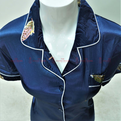 Ladies Natural Silky Pajama Night Dress (*4537)