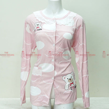 Love Cartoon Pajama Set 3088 product view 2