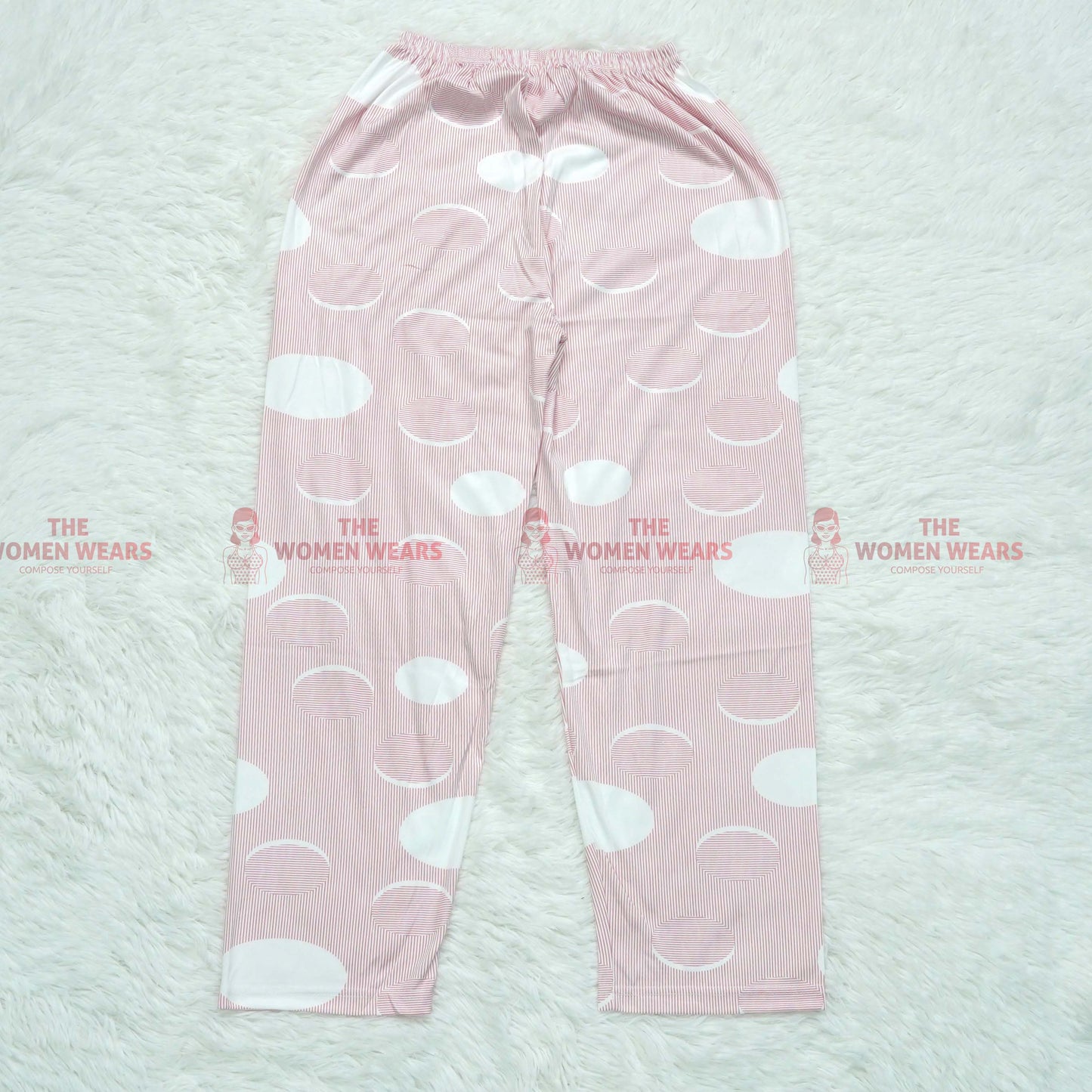 Women's Love Cartoon Pajama Dress (3088)