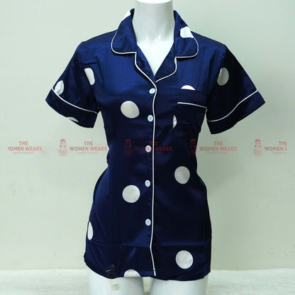 Ladies Natural Silky Pajama Night Dress (*4537)