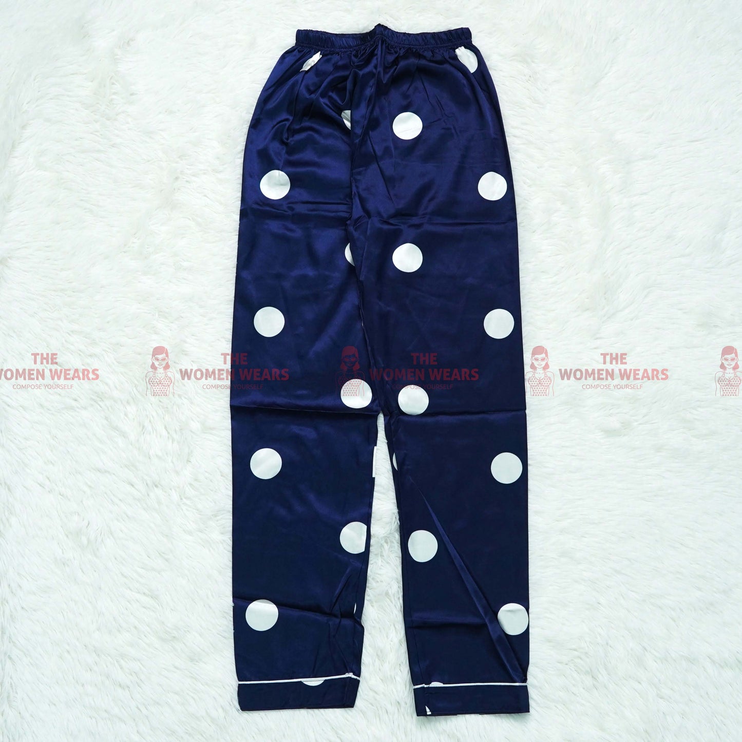 Ladies Natural Silky Pajama Night Dress (*4537)