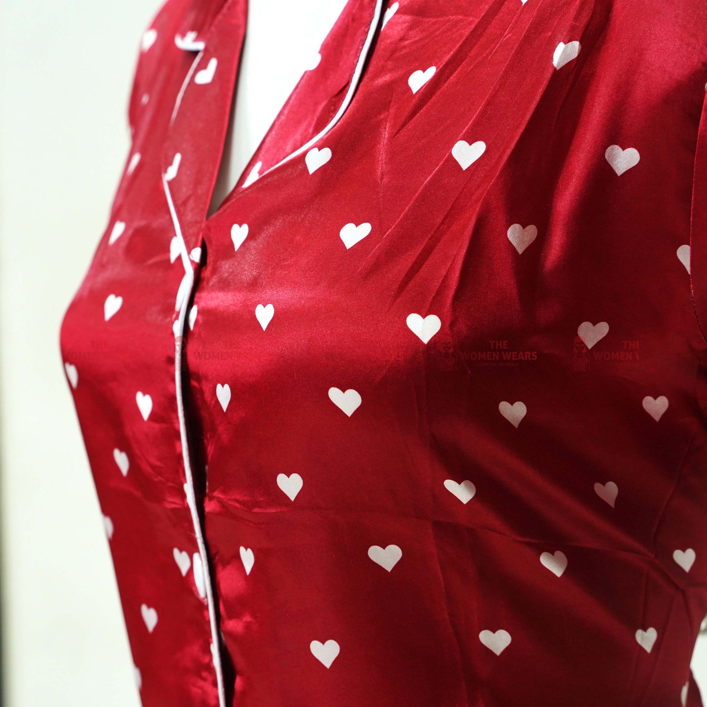 Ladies Natural Silky Pajama Night Dress (*4537)