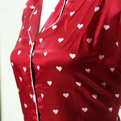 Ladies Natural Silky Pajama Night Dress (*4537)