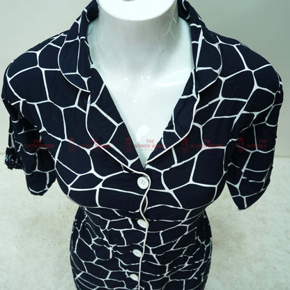 Women's Regular Cotton Pajama Night Wear (*4733)