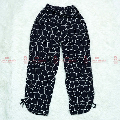 Women's Regular Cotton Pajama Night Wear (*4733)