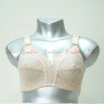 Classic Embroidery Premium Net Bra (2427)