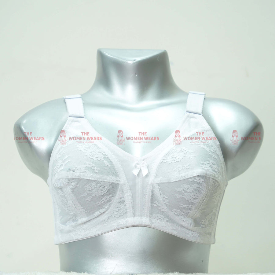 Classic Embroidery Premium Net Bra (2427)
