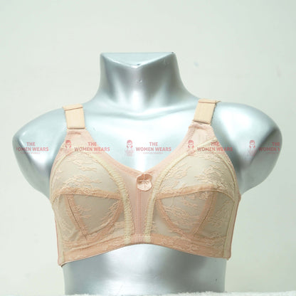 Classic Embroidery Premium Net Bra (2427)