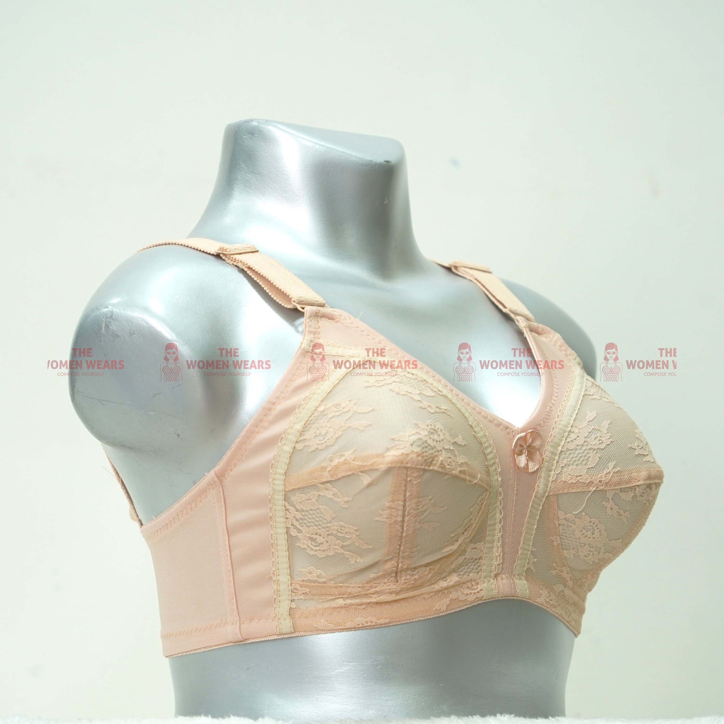Classic Embroidery Premium Net Bra (2427)
