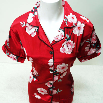 Ladies Natural Silky Pajama Night Dress (*4537)