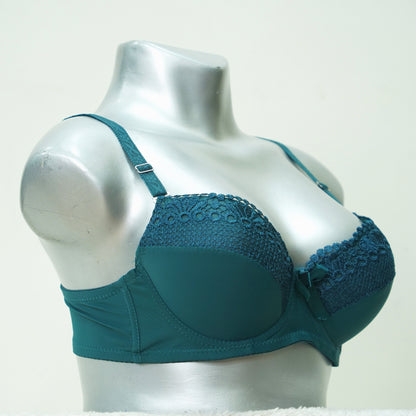 Ladies Padded Bra Covered With Top Lace (31078)