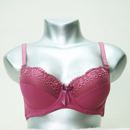 Ladies Padded Bra Covered With Top Lace (31078)