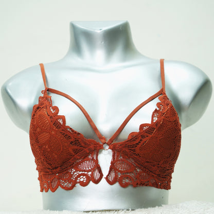 Padded Push-up Back Hook Neck Style Bra 6347
