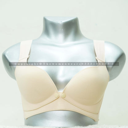 Soft Cotton Breast Feeding Padded Bra 9045