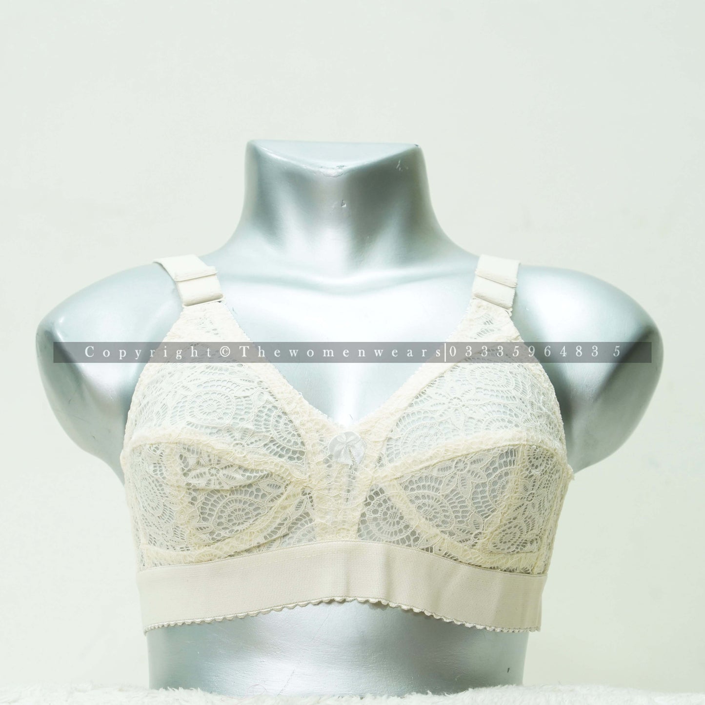 Comfortable Galaxy Non Padded Lace Bra (1849)