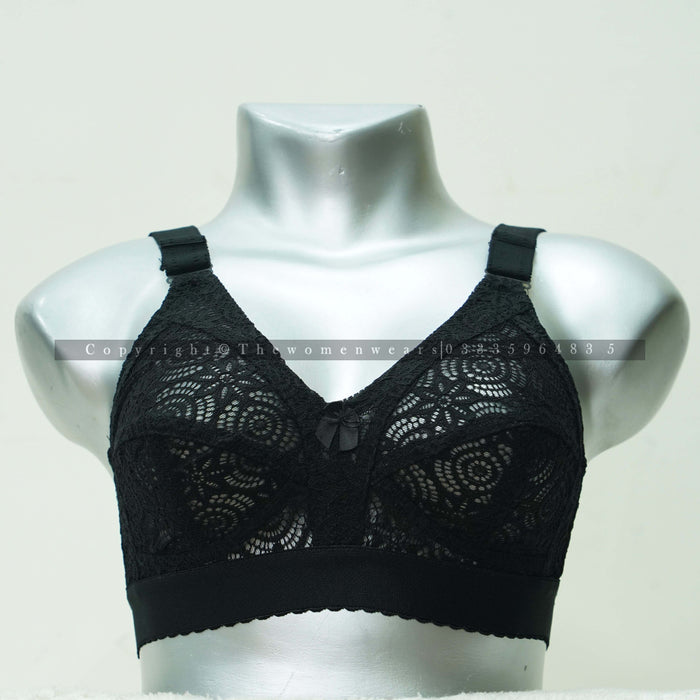 Comfortable Galaxy Non Padded Lace Bra (1849)