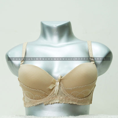 Check Pattern Women's Deep Vision Padded Bra 31139