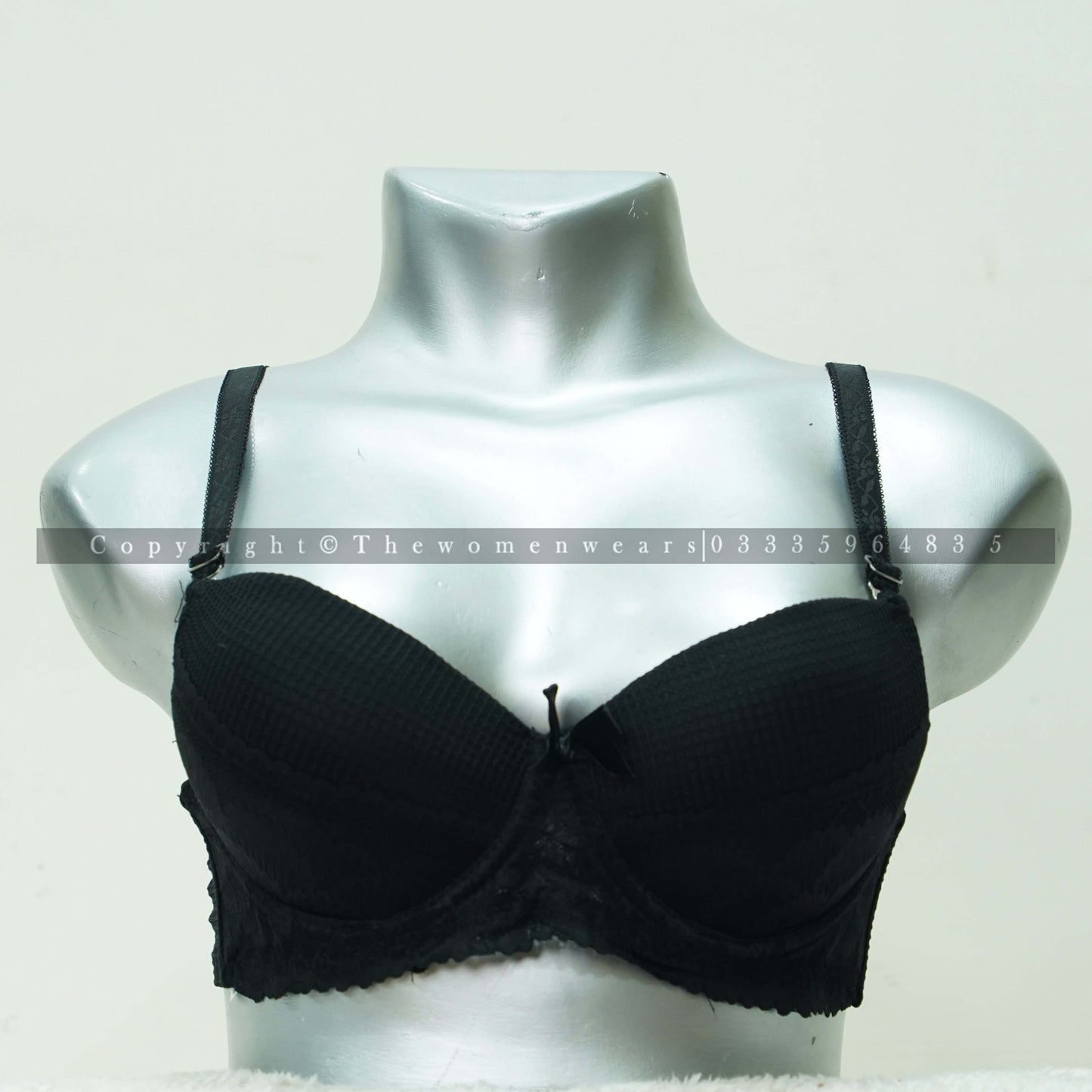 Check Pattern Women's Deep Vision Padded Bra 31139