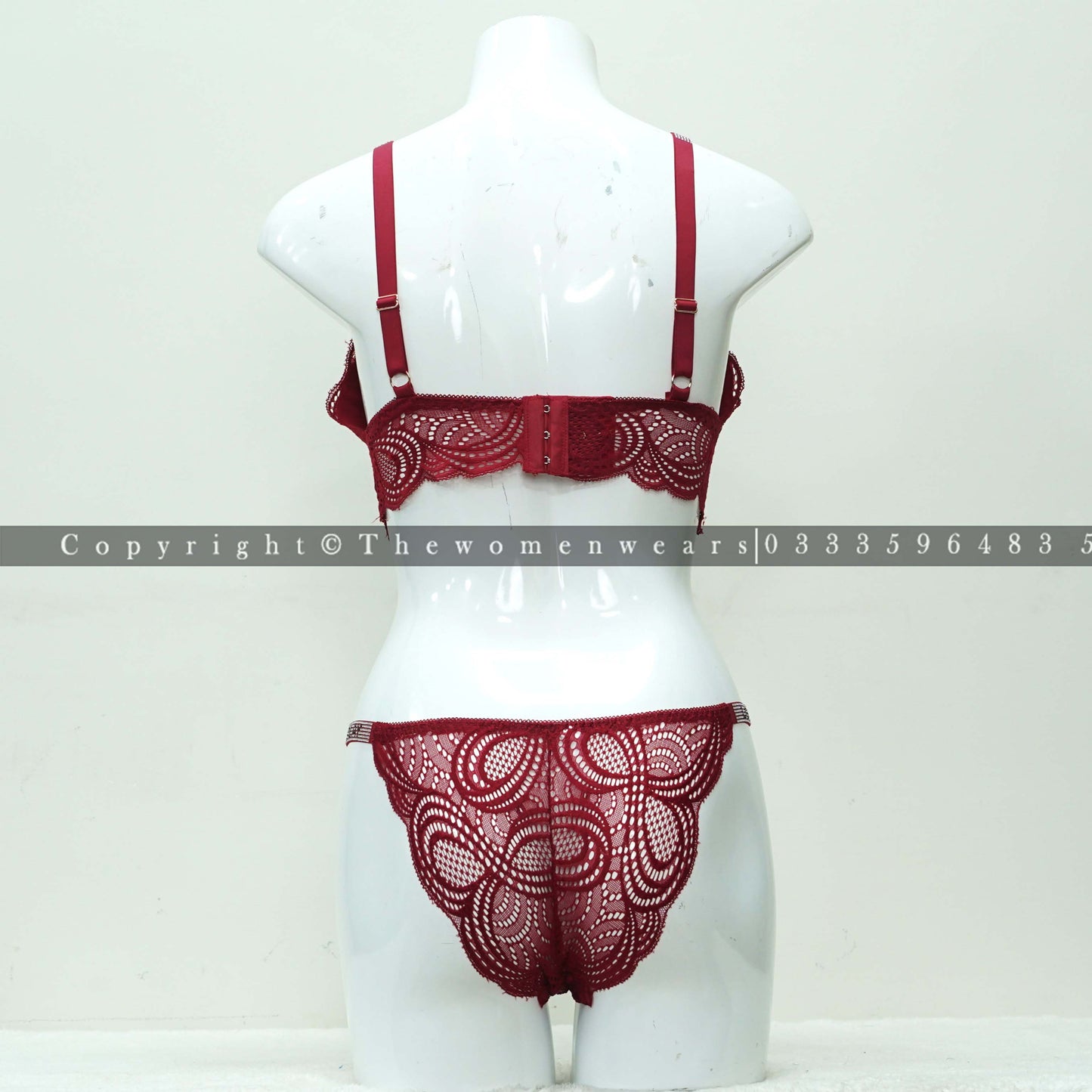 Women's Soft Padded Net Bralette Set (LV-2022)