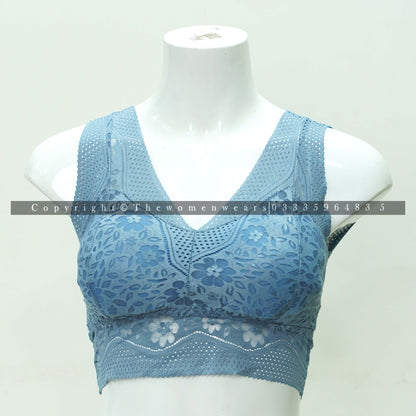 Ladies Seamless Wide Shoulder Lingerie Bralette (3106)