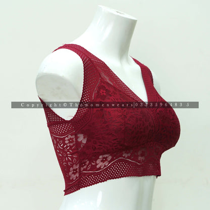 Ladies Seamless Wide Shoulder Lingerie Bralette (3106)