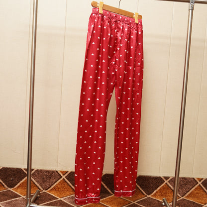 Floral heart printed Red Pajama set (WF-004)