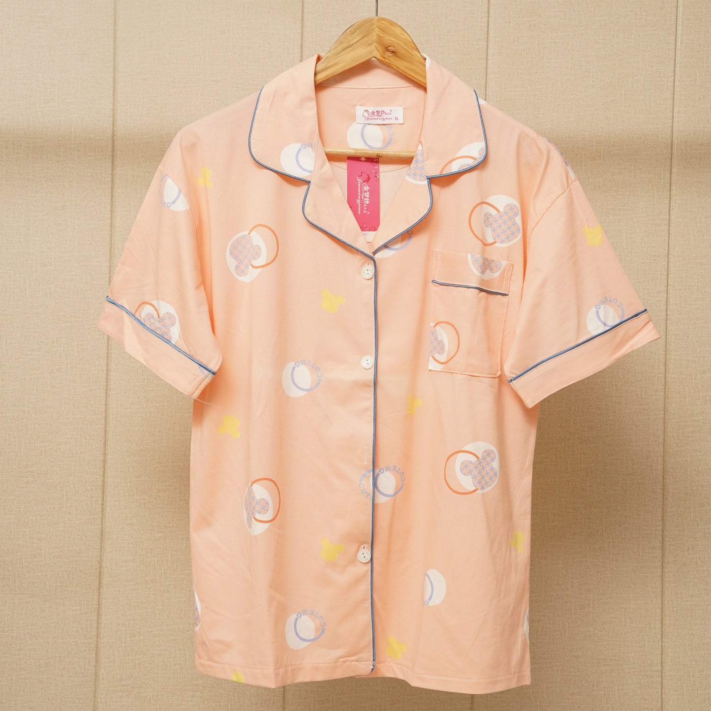 Floral Printed Night Suit Set (WF-009)