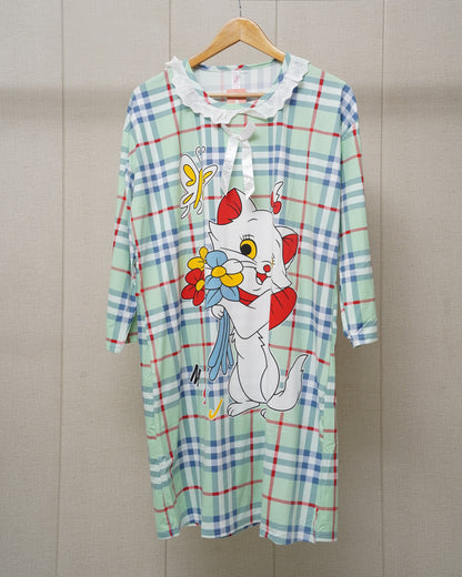 Long Sleeve Printed Check Shirt product view 4