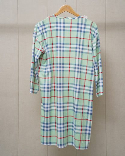 Long Sleeve Printed Check Shirt product view 5