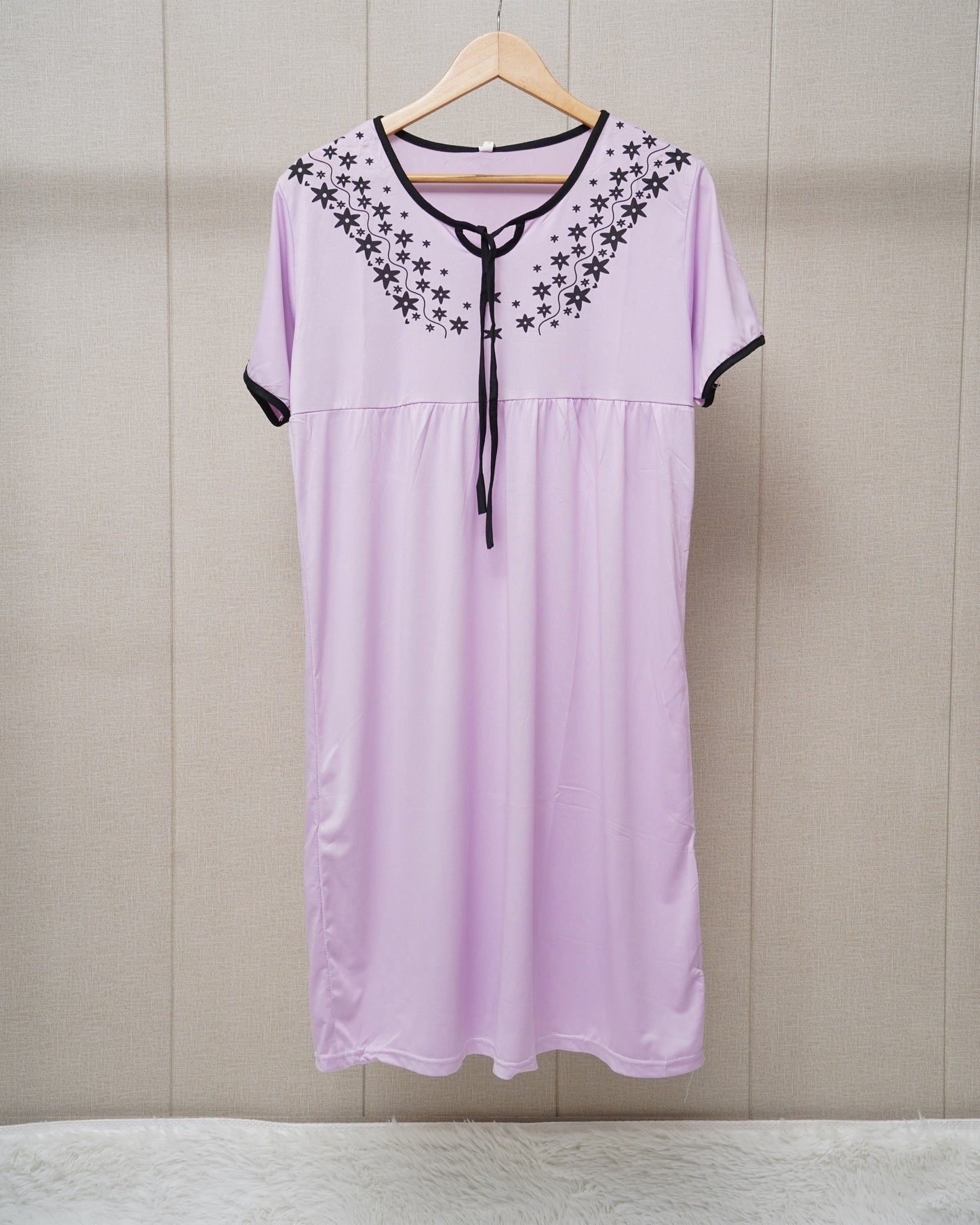 Star printed short slevees shirt