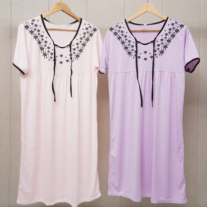 Star printed short slevees shirt