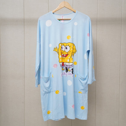 SpongeBob full slevees pocket shirt