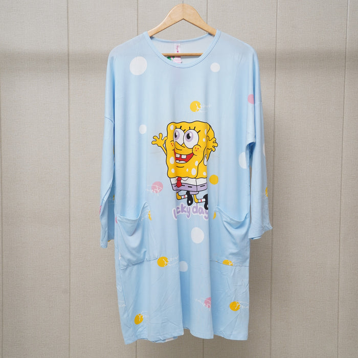SpongeBob full slevees pocket shirt