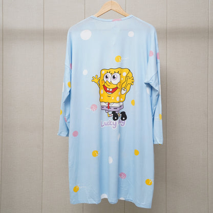 SpongeBob full slevees pocket shirt