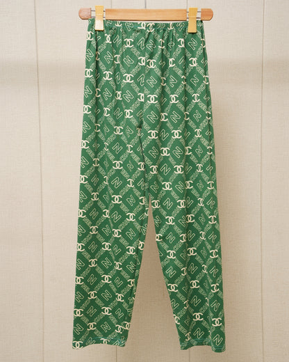 Printed Long Sleeve Trouser Shirt Set product view 3