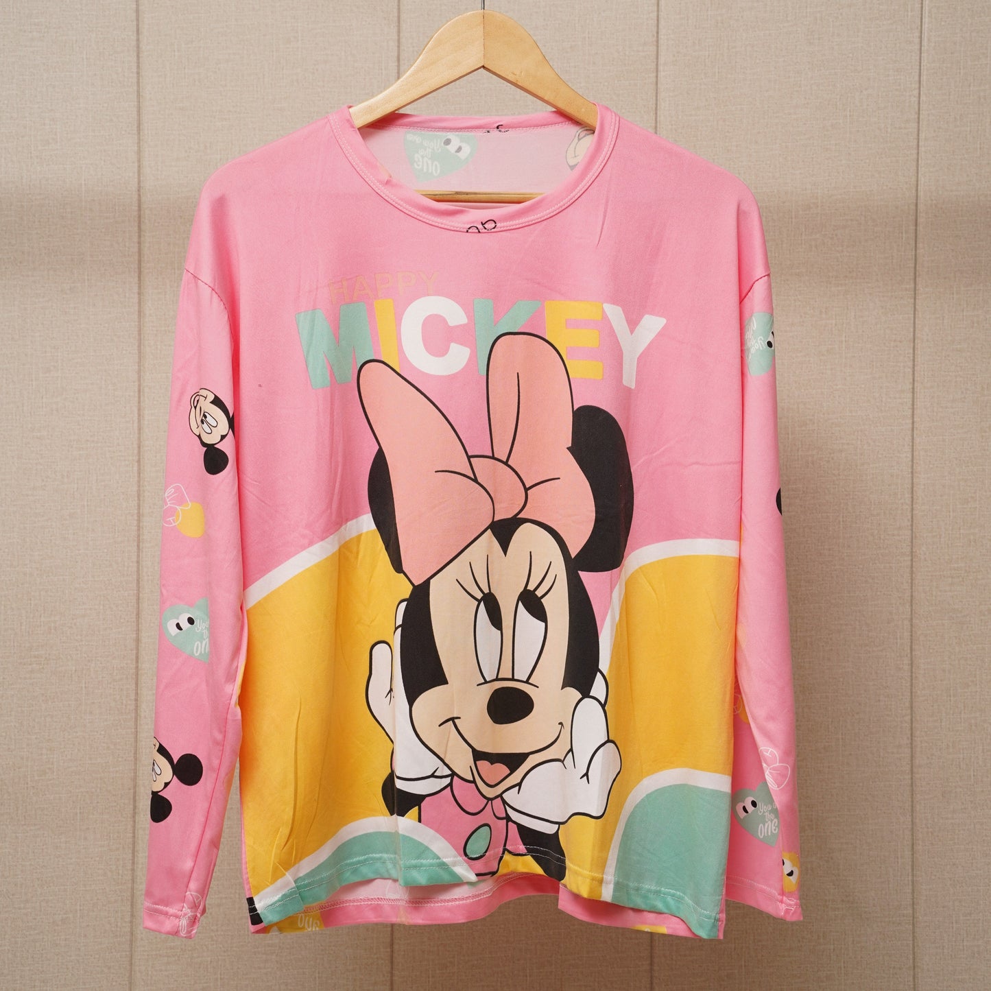 Mickey mouse printed trouser shirt