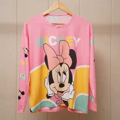 Mickey Mouse Printed Trouser Shirt Set product view 2