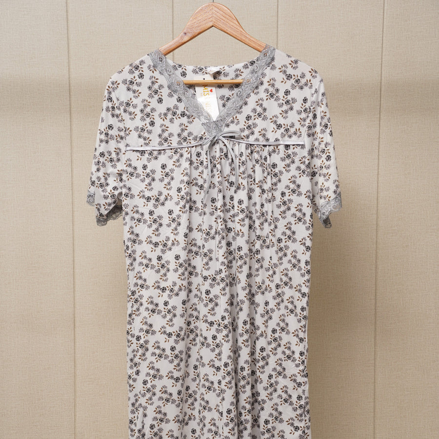 Casual long-sleeved night-shirt (WF-021)