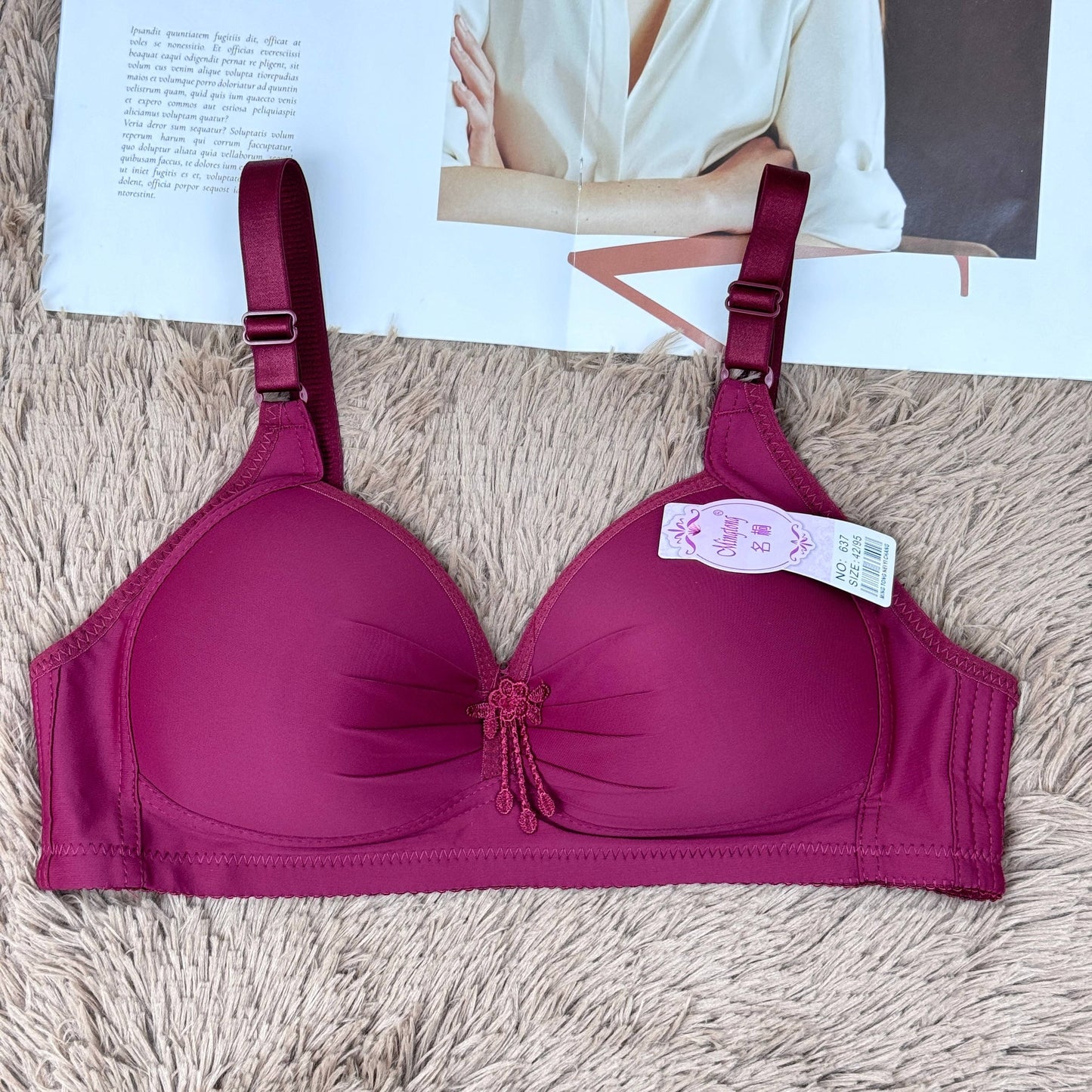 wire-free, breathable bra