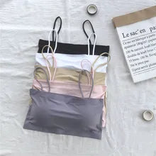 Ladies Soft Camisole Padded Bra (2180)