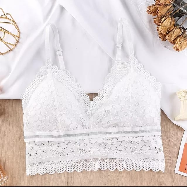 ★ ★ Women's Carousel Padded Bralette 2 Color Women's Hollow Corset Padded Bralette (5004) – WOMEN WEARS