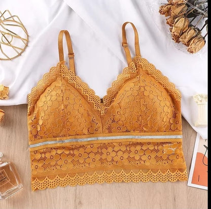 Women's Hollow Corset Padded Bralette (5004)